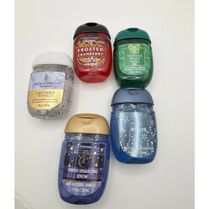 Bath & Body Works Hand Sanitizer 5 Pack Winter Scents